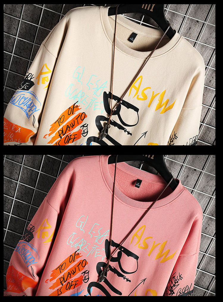 Sudadera Crewneck Harajuku Oversize