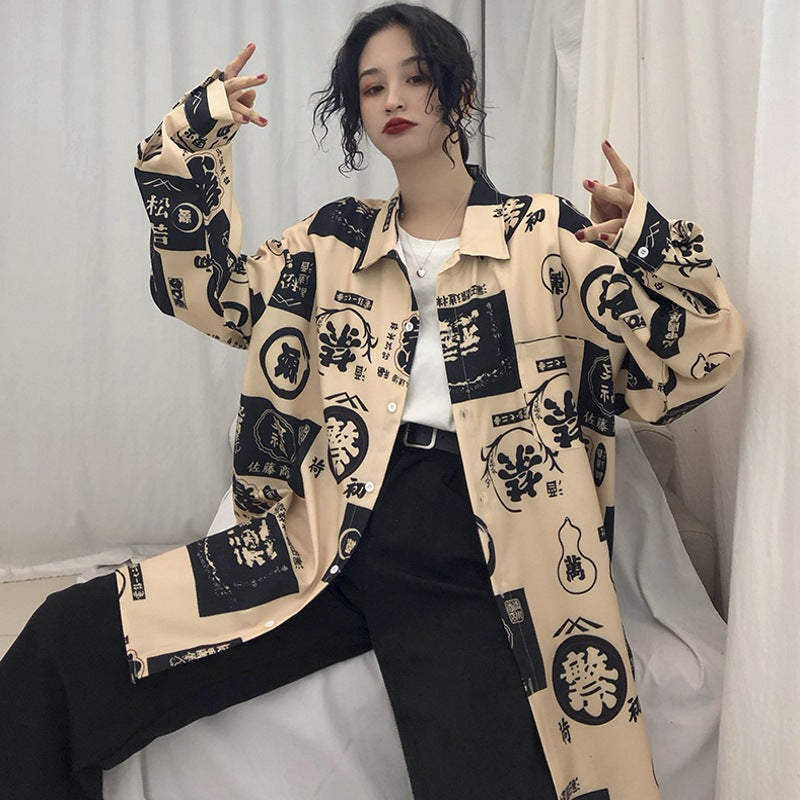 Camisa Harajuku Mujer