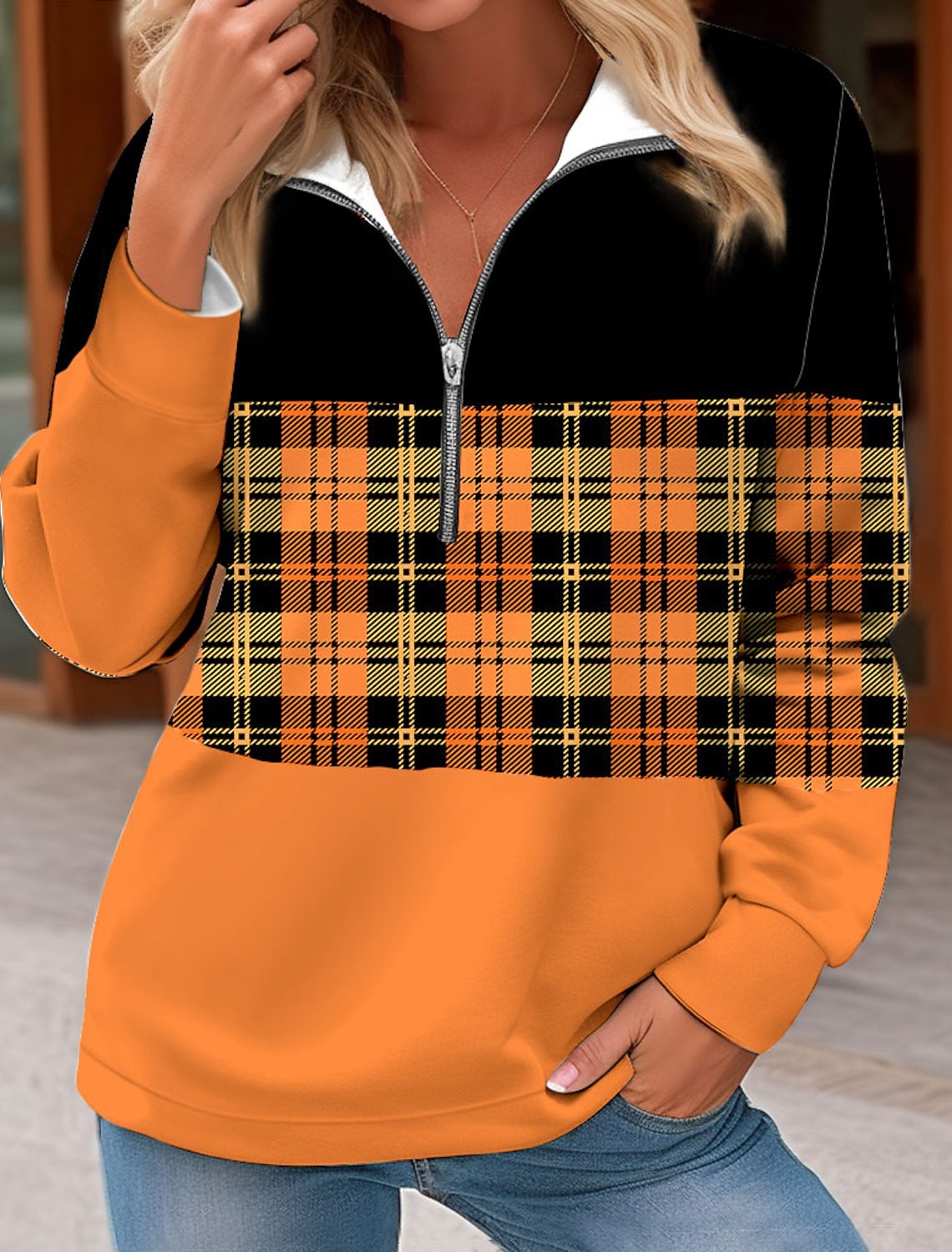 Sudadera Mujer con Cremallera